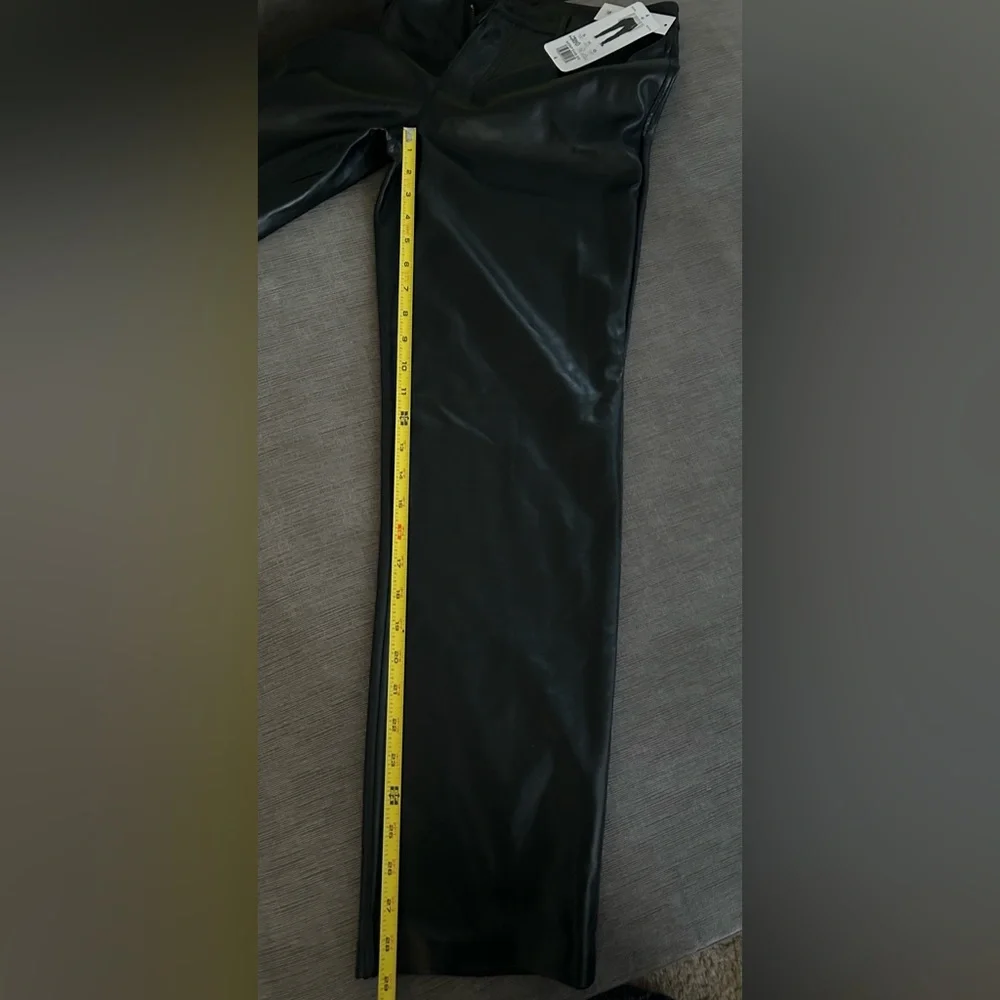 Joie Black Faux Leather Pants Womens 4 NWT - Picture 11 of 11